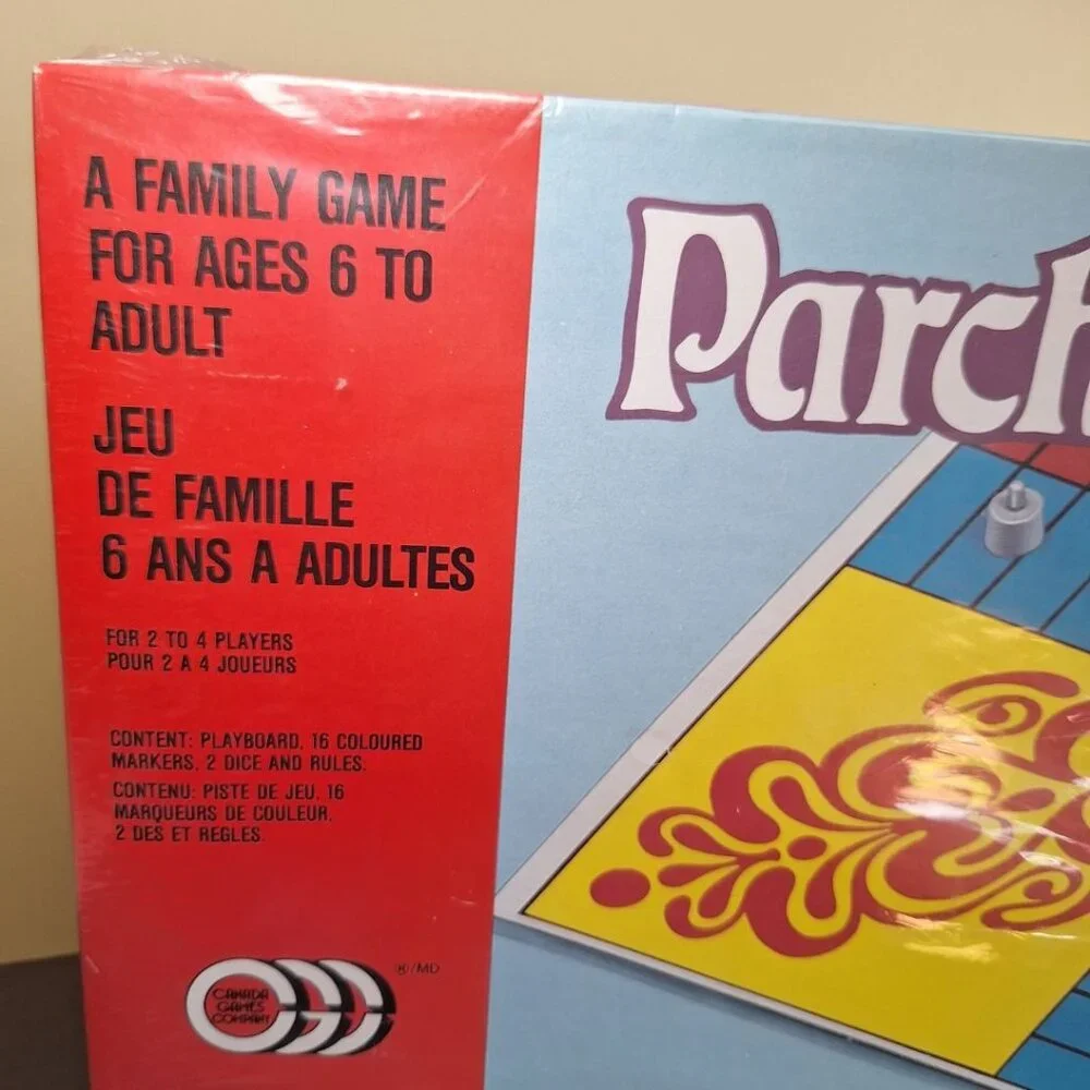 Parcheesi Board Game Vintage Sealed Canada French English Family‎ Classic Night
